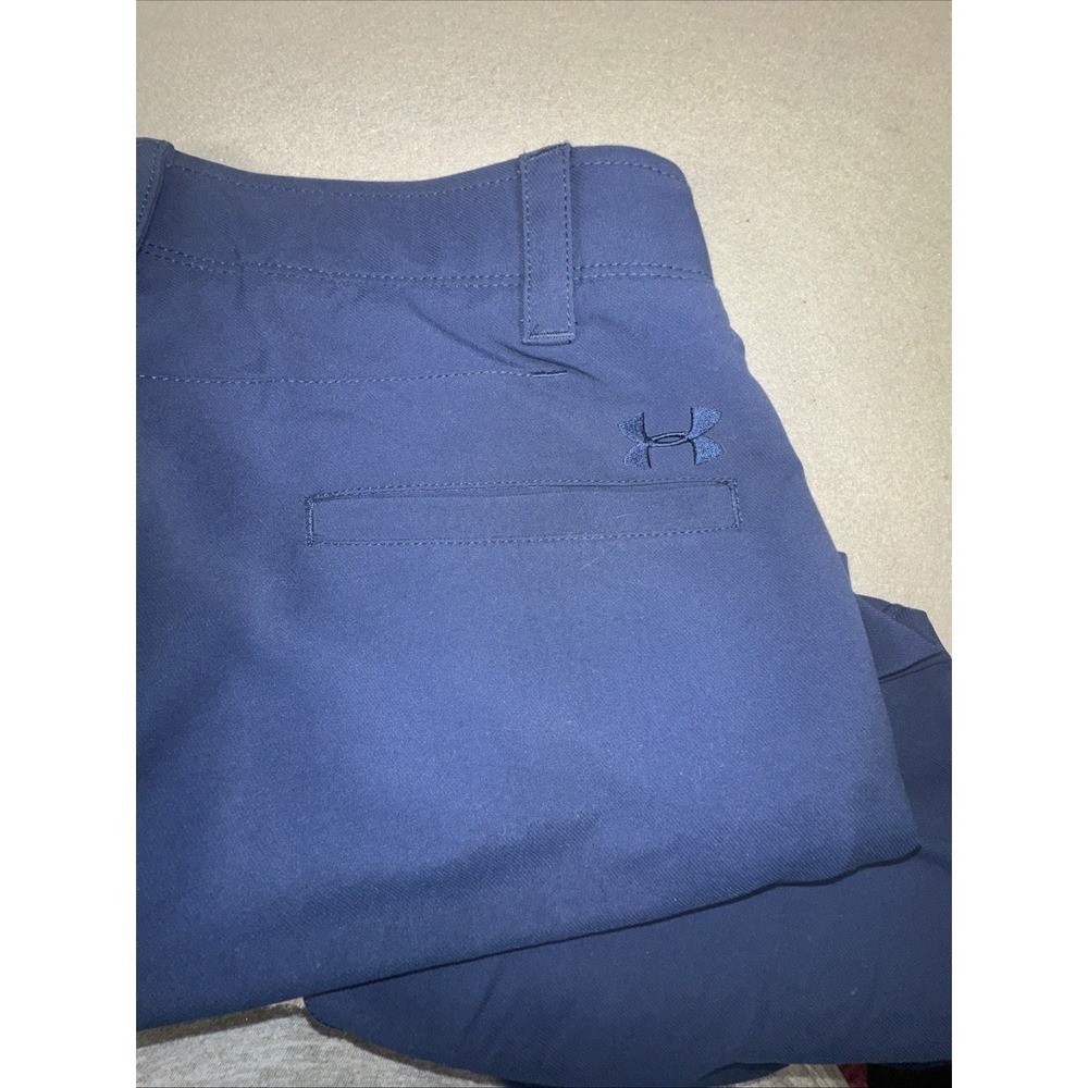 Under Armour Match Play Golf Pants Mens Size 30x30 Flat Front Blue Lightweight - Picture 7 of 7